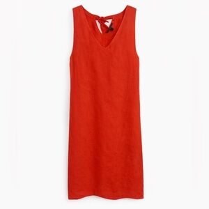 Tommy Bahama Burnt Orange Linen Shift Dress | Small  🍊